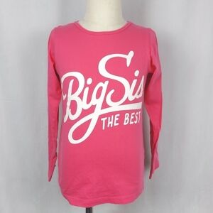 Carter's Big Sis short sleeve tee - pink - size 7